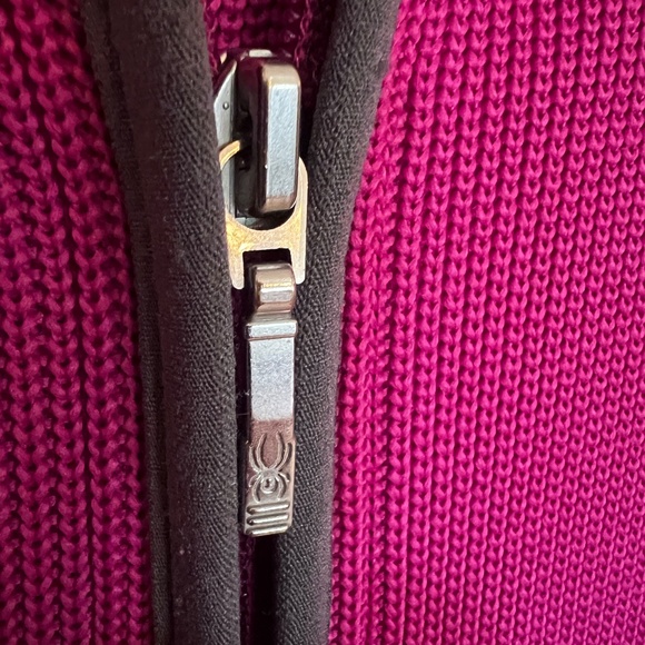 SPYDER Women's lightweight Knit Jacket with Zipper, Size M - Picture 8 of 8